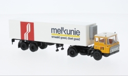 Brekina 85288 - H0 - Kühlkoffer-Sattelzug DAF FT2600 Melkunie